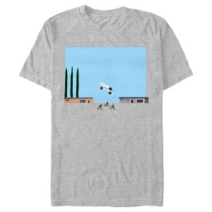 Men's Stranger Things Runaway Flying Van Scene T-Shirt - 1 of 4