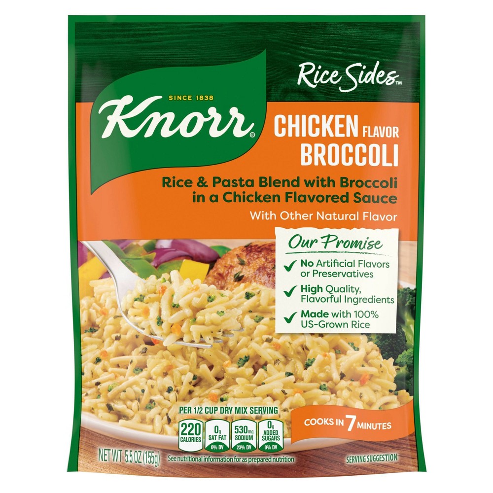 UPC 041000022630 product image for Knorr Rice Sides Chicken Broccoli Rice Mix - 5.5oz | upcitemdb.com