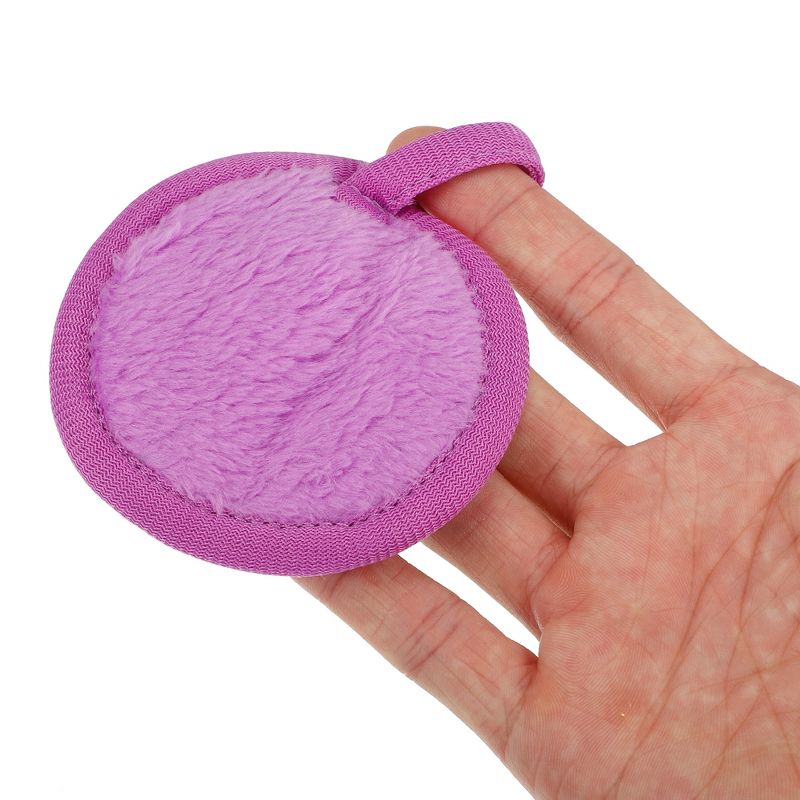 Unique Bargains Soft Flannel Pads Reusable Makeup Remover Eco Pads Facial Make Up Cleansing Removal for Most Skin Types 3 Pcs, 5 of 7