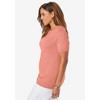 Jessica London Women's Plus Size Fine Gauge Crewneck Shell - 4 of 4