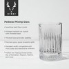 Viski Pedestal Mixing Glass, Lead-Free Crystal Cocktail Mixing Glass, Bartender Tool, 17 Oz, Clear - 2 of 4