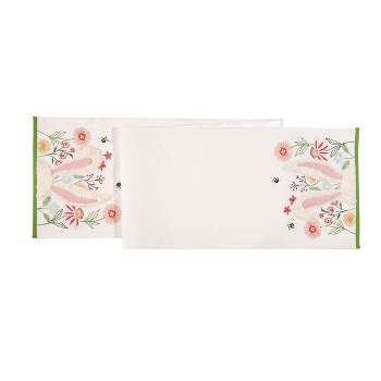 C&F Home 13" x 72" Hello Spring Easter Embroidered Table Runner