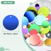 Unique Bargains PVC Durable Lightweight Bend-Resistant Sequin Embellishments 450 Pcs Blue - 3 of 4