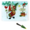The Lakeside Collection Christmas Gnome Charcuterie Board with Cheese Knife Set - 2 of 2