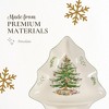 Spode Christmas Tree Chip and Dip Tray 14 Inch Tree Shaped Dish, Made of Earthenware - 4 of 4