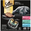 Sheba Perfect Portions Cuts In Gravy Sustainable Tuna,Salmon White Fish & Tuna Premium Wet Cat Food All Stages - 2.6oz/24ct Variety Pack - 2 of 4