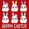 Boy's Star Wars: A New Hope Easter Stormtroopers With Ears Line Up Poster T-Shirt - 2 of 4