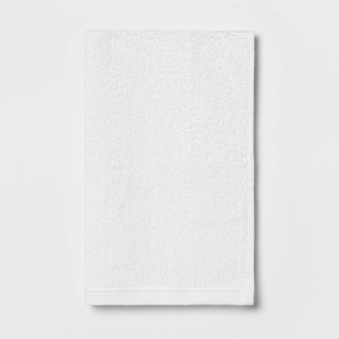 Essentials White Hand Towel, Cotton Sold by at Home