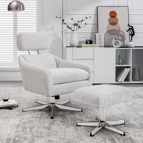 Executive chair best sale with ottoman