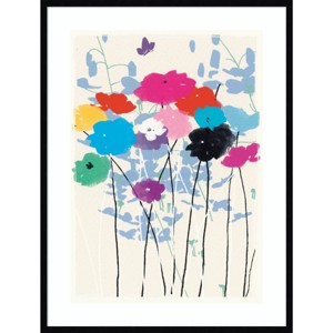31" x 41" Meadow by Jenny Frean Wood Framed Wall Art Print - Amanti Art: Giclee Printed, Acrylic Glazed, Hardwood Frame, Wire Mounted - 1 of 4