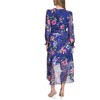 Jessica Howard Womens V Neck Floral High Low Flounce Dress - 2 of 2