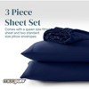 Micropuff Pillowcase Set with Matching Fitted Sheet – Soft, Durable, and Fade-Resistant Bedding (Flat Sheet Not Included) - 3 of 4