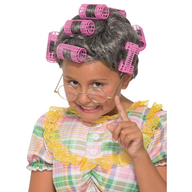 Forum Novelties Aunt Gertie Child Costume Wig, 1 of 2