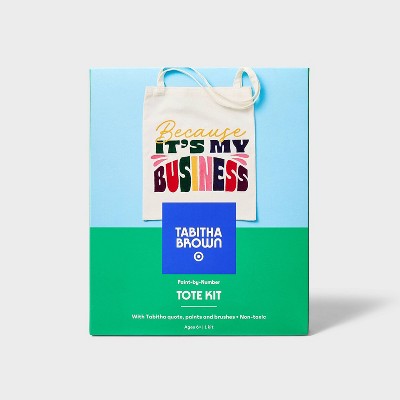 DIY Paint by Numbers Tote Bag - Tabitha Brown for Target