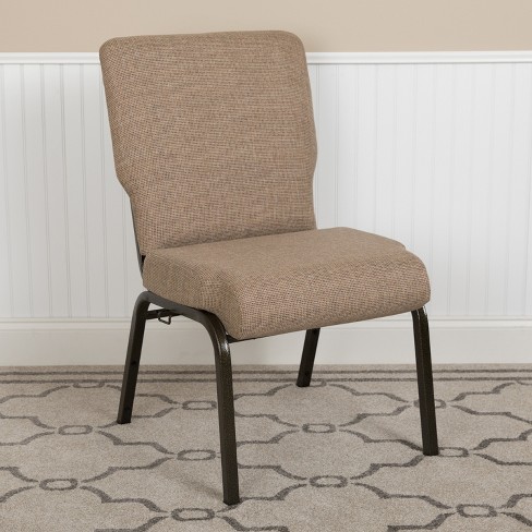 Wide EMMA OLIVER Fossil Church Chair 20.5 in 