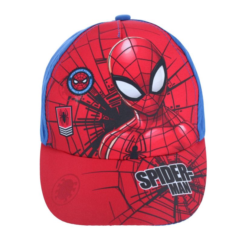 Textiel Trade Boy's Spiderman Come Great Responsibility Cap, 2 of 4