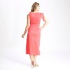 Women's Tie-Shoulder Midi Dress - A New Day™ Coral Red - 4 of 4