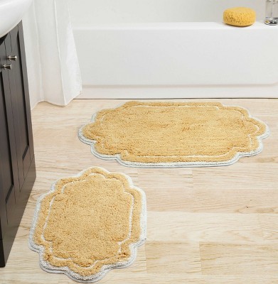 Allure Collection Cotton Tufted Set of 2 Bath Rug Set - Home Weavers