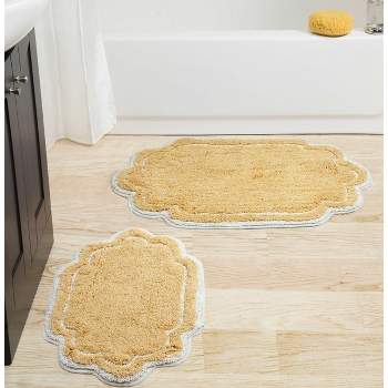 Allure Collection Cotton Tufted Set of 2 Bath Rug Set - Home Weavers