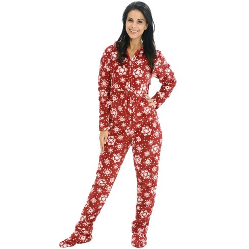 snowflake onesie pajamas