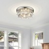 Cape Harbor 4-Light Flushmount Ceiling Light - Nautical Inspired, Dimmable, Steel & Glass - 2 of 4