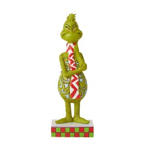 Jim Shore 9.0 Inch Grinch With Long Scarf Dr. Seuss Figurines - 1 of 3