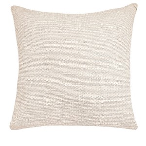 Natural Waves Beige Indoor Outdoor Pillow - 1 of 4