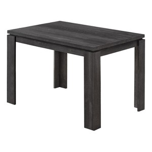 Monarch Specialties Dining Table 60Inch Rectangular Kitchen Dining Room Laminate White Contemporary Modern - 1 of 4