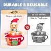 VINGLI 6ft Tall Christmas Gingerbread Inflatable, Blow Up Yard Decoration with Secure Stakes Storage Bag - 4 of 4
