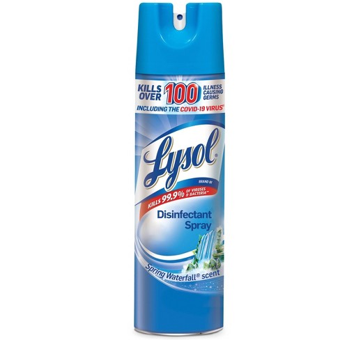 Lysol Spring Waterfall Disinfectant Spray - 19 Oz : Target