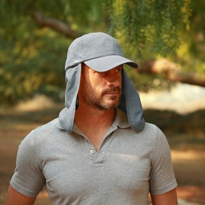 Tirrinia Neck Flap Sun Hat - Hiking Safari Fishing Caps for Men and Women, Perfect for Outdoor Adventures Hiking Fishing Summer Camping - 1 of 4