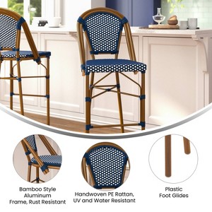 Taylor & Logan Set of 2 Nadia Stacking French Bistro Chairs - 1 of 4