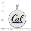 Black Bow Jewelry Sterling Silver California Berkeley Golden Bears NCAA Extra Large Pendant - 2 of 3