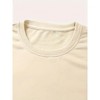 Women's Extended Size Crew Neck Long Sleeve Letter - Printed Pullover Sweatshirt - 3 of 4