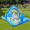 LLHZSY Water Sprayers UV-Resistant Toddle Pool with Play Ball Hoop - 2 of 4