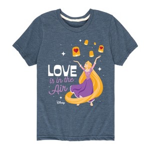 Girls' - Disney Princess - Love is in the Air Short Sleeve Graphic T-Shirt - 1 of 4