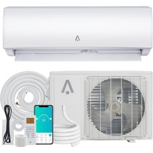 Acekool 12,000 BTU Mini Split Air Conditioner, 19 SEER2 Inverter Heat Pump, Wall-Mounted Ductless AC for Rooms up to 550 Sq.Ft, 230V, Alexa & WiFi - 1 of 4