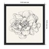 Amanti Art Pen and Ink Florals IV by Danhui Nai Canvas Wall Art Print Framed 16-in. x 16-in. - 4 of 4