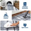 Modern Washable Area Rug, Geometric Pattern Throw Carpet with Non Slip Backing, Low Pile Stain Resistant Floor Carpet for Dorm Office Decor - 4 of 4