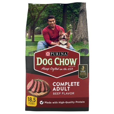 Purina Dog Chow with Real Beef Adult Complete & Balanced Dry Dog Food