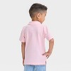Toddler Boys' Short Sleeve Striped Polo Shirt - Cat & Jack™ - 2 of 3