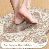 BAGOKIE 2 Pieces Cushioned Anti Fatigue Kitchen Rugs and Mats Set, 17.3"x47"+ 17.3"x29" - 2 of 4