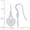 Black Bow Jewelry Sterling Silver  NHL Dangle Earrings - 2 of 4