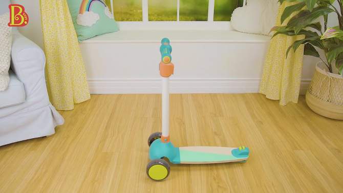 B. toys Wooden Light-Up Kids Scooter - Scooter Fun, 2 of 8, play video