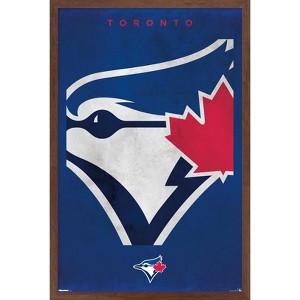 Trends International MLB Toronto Blue Jays - Logo 25 Framed Wall Poster Prints - 1 of 4