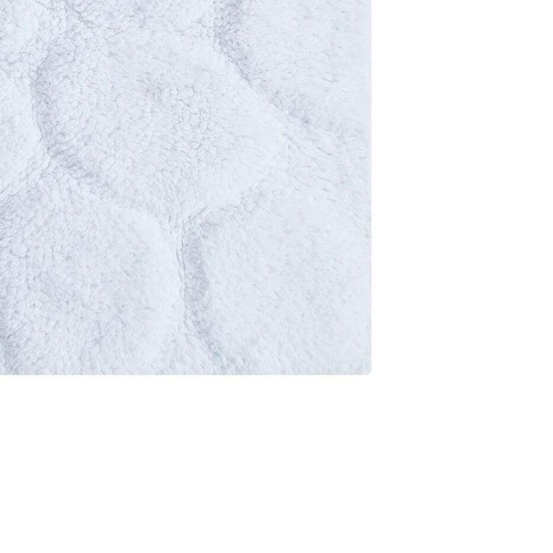 Luxurious Super Soft Non-Skid Cotton Bath Rug 24" x 40" White by Castle Hill London, 2 of 4