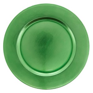 Saro Lifestyle Classic Solid Color Charger Plates - 1 of 4