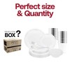 Smarty Had A Party Clear w/ Silver Vintage Plastic Tableware Set - 60 Sets - 3 of 4