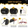 Karl Home 11.8 FT Halloween Inflatables Crawling Spider Outdoor Decorations with Rotating LED Lights - 3 of 4