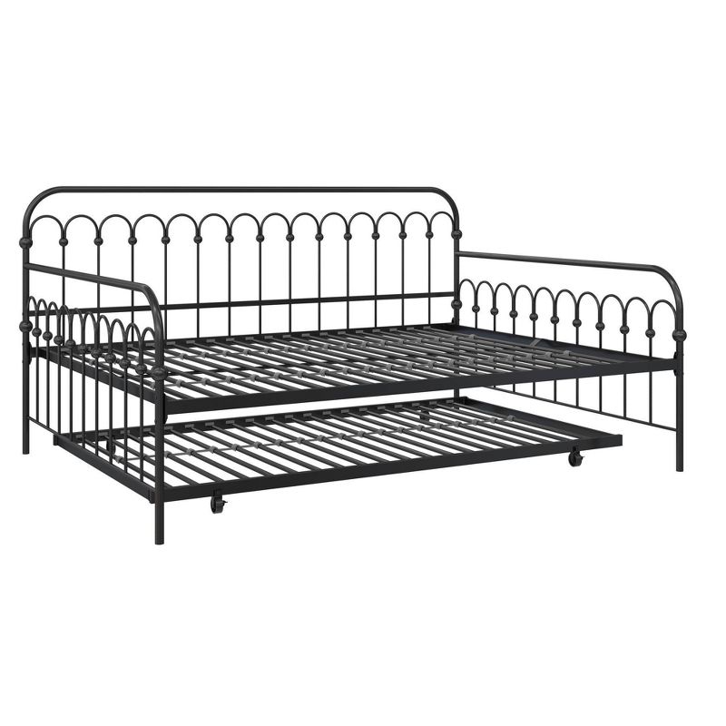 Bright Pop Metal Daybed with Roll Out Trundle - Novogratz, 6 of 14